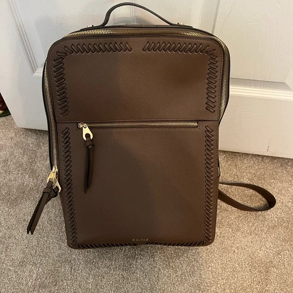 Calpak | Bags | Calpak Dark Brown Backpack | Poshmark display picture 1